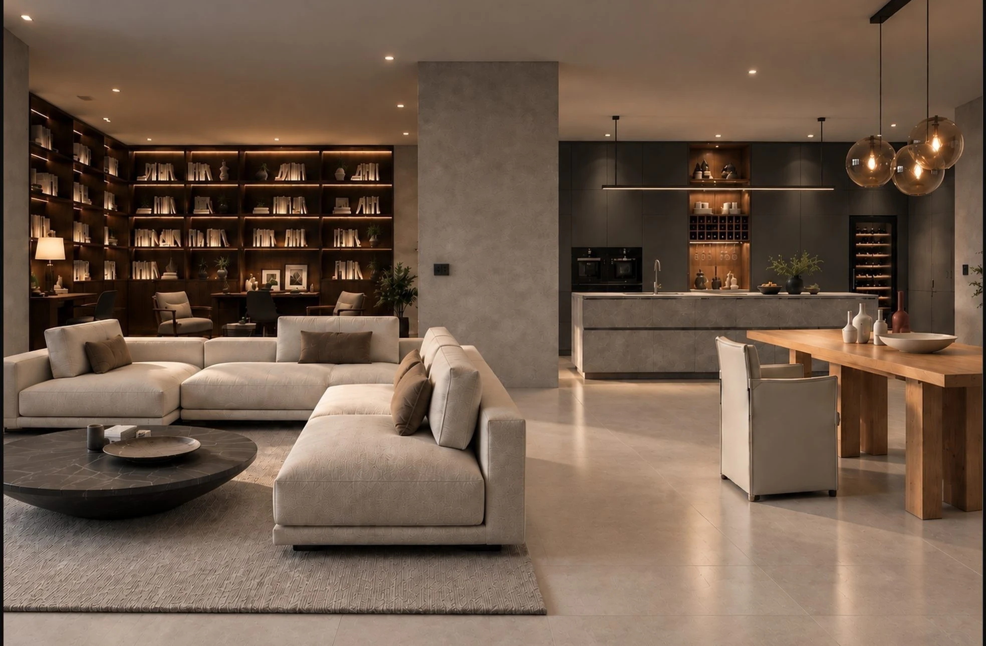 APG Azabudai Premium Residence 2F overview & living