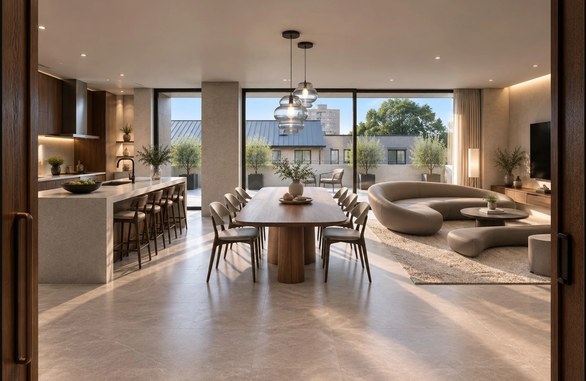 APG Azabudai Premium Residence 3F overview & living