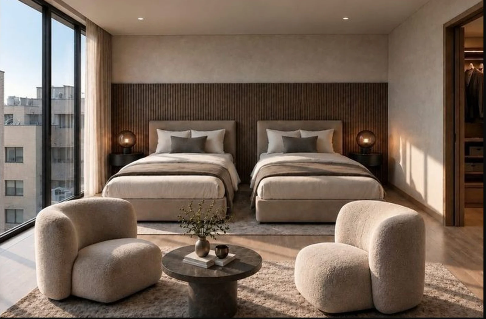 APG Azabudai Premium Residence sauna, bath, master bedroom & study
